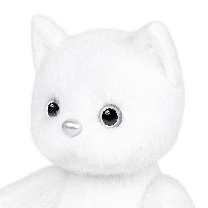 Котик Белый, 20 см, в коробке