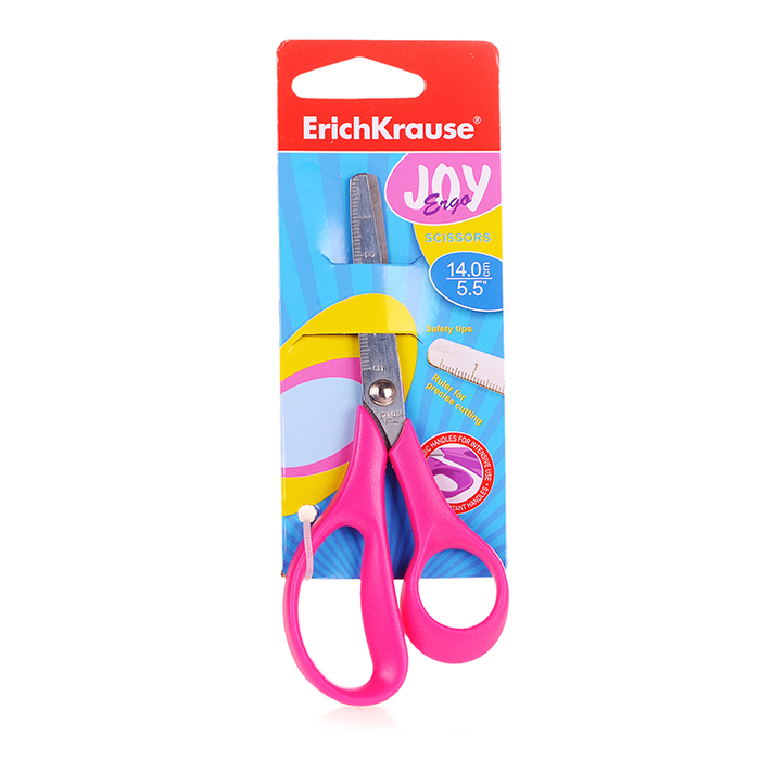 Ножницы JOY ® Ergo, 14см, ассорти (в блистере по 1 шт.)