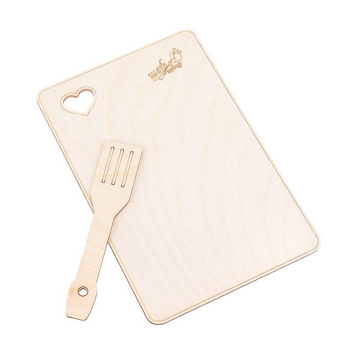 Фото к товару Набор Шеф-повар (фартук, колпак, доска, лопатка) х/б Набор Шеф-повар (фартук, колпак, доска, лопатка) х/б