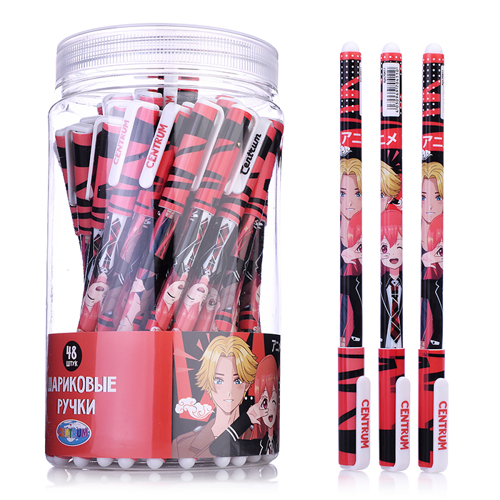 Ручка шариковая Аниме цвет чернил синий, 0.7мм, в друме