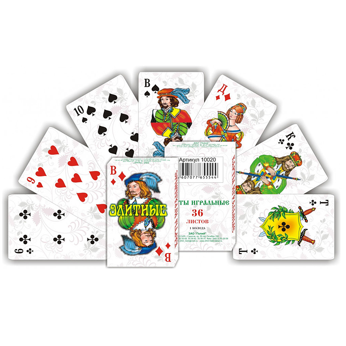 Карты игральные "Элитные"36 л.