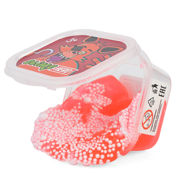 Слайм "Hero" Роботы Лис красный