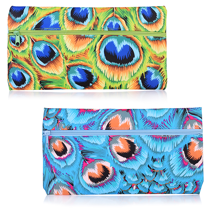 Пенал-косметичка 22x12cм, материал полиэстер