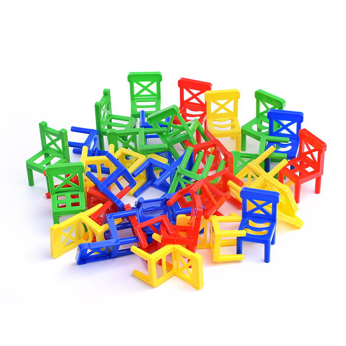 Настольная игра UT0031 "Балансирующие стульчики" (36 шт) в пакете