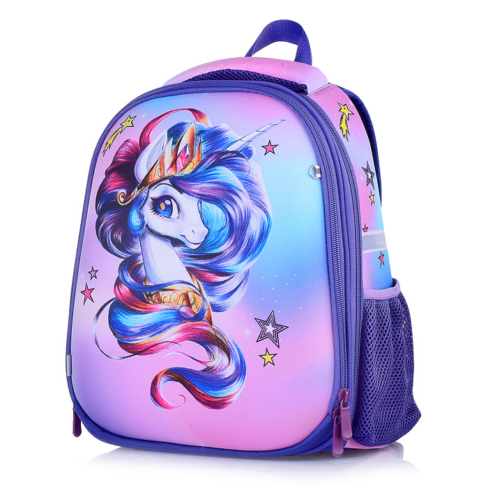 Рюкзак каркасный "Единорог" формованный из полимеров, материал: нейлон, полиэстер