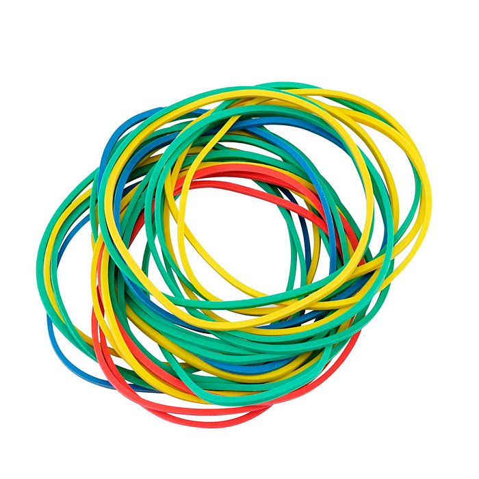 Фото к товару Резинки банковские, в картонной коробке с диспенсером диаметр 60 мм, 100 г, цветные Резинки банковские, в картонной коробке с диспенсером диаметр 60 мм, 100 г, цветные