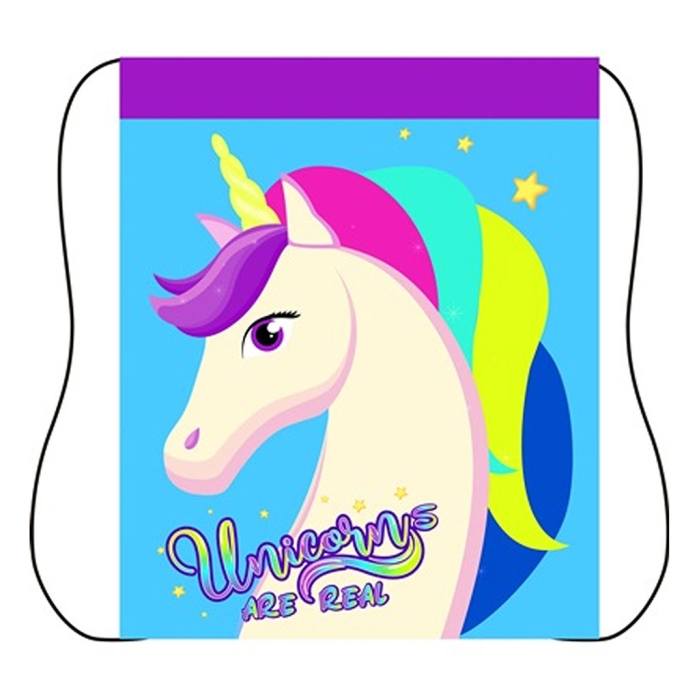 Мешок для обуви "Единорог" 1 отделение, 320х420мм, полиэстер, 210 ден