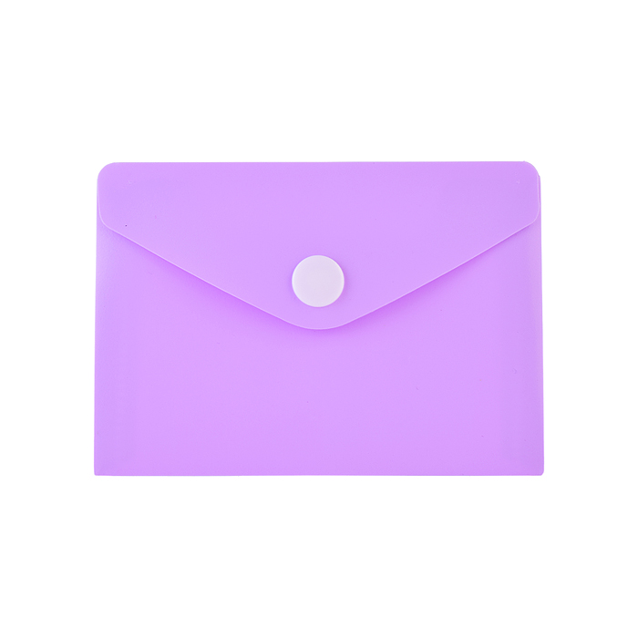 Фото к товару Папка-конверт на кнопке "Pastel" A7 (105x74 мм) 180 мкм, непрозрачная, 5 пастельных цветов Папка-конверт на кнопке "Pastel" A7 (105x74 мм) 180 мкм, непрозрачная, 5 пастельных цветов