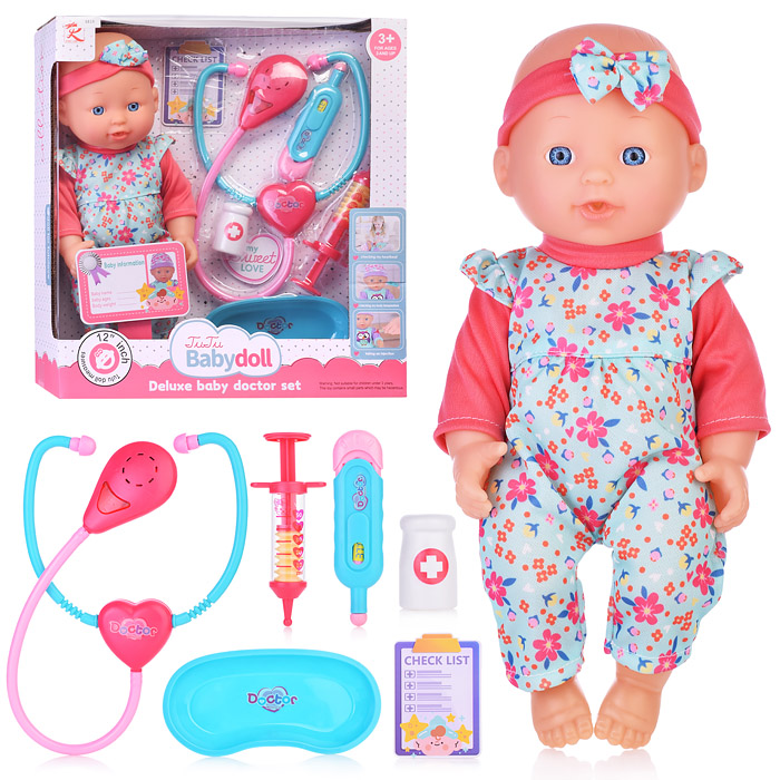 Пупс 6816 "Доктор" с аксессуарами, в коробке