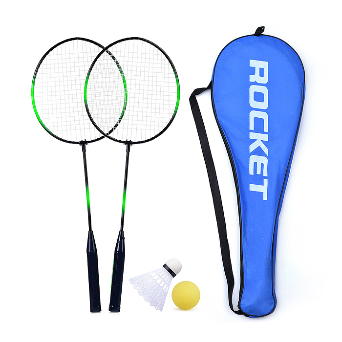 Набор Бадминтон R0176 (2 ракетки, волан,мячик) в сетке