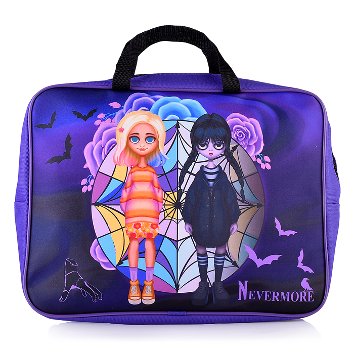 Папка - сумка "Вэнсдэй" А4, боковина - 75 мм. 