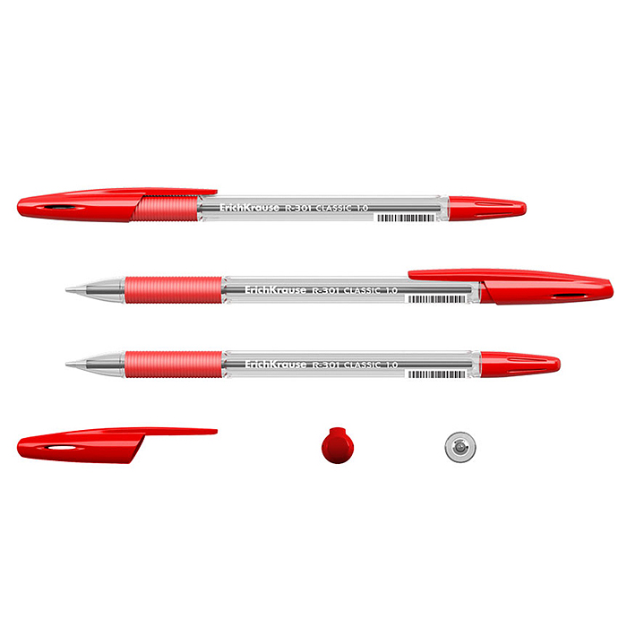 Фото к товару Ручка шариковая Stick&Grip Classic 1.0, цвет чернил красный Ручка шариковая Stick&Grip Classic 1.0, цвет чернил красный