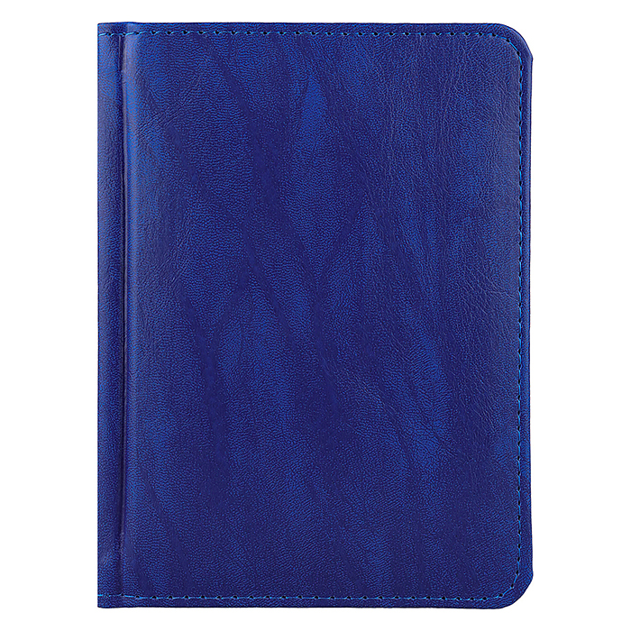 Ежедневник А6, 128л. недатир. "EVERYDAY CHRONICLES - BLUE" кожзам (синий)