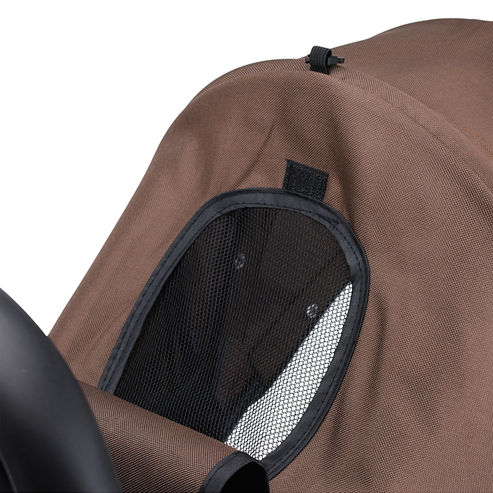 Велосипед трехколесный Rocket 137-BR, колеса надувные 12"/10", цвет коричневый