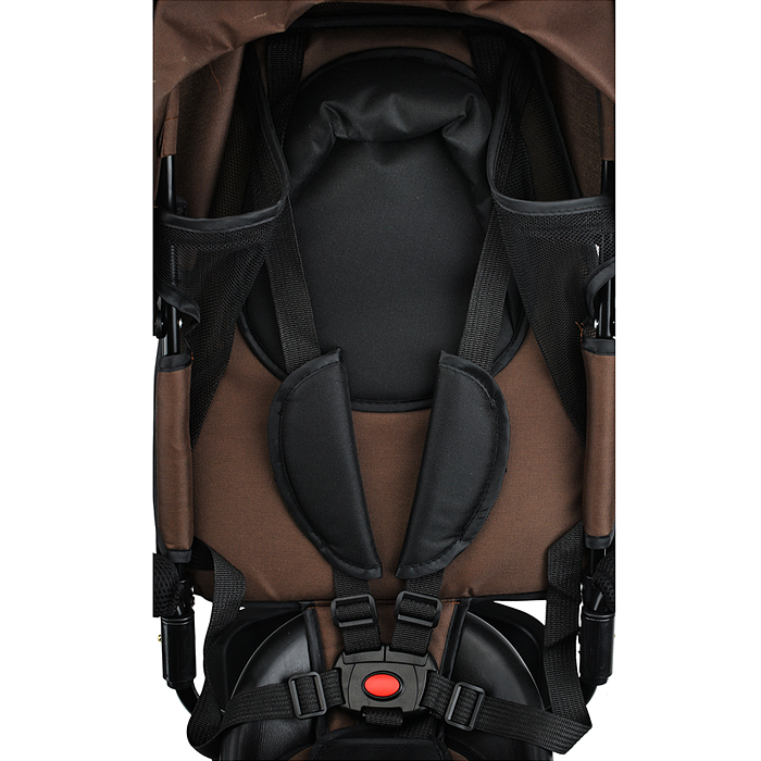 Велосипед трехколесный Rocket 137-BR, колеса надувные 12"/10", цвет коричневый