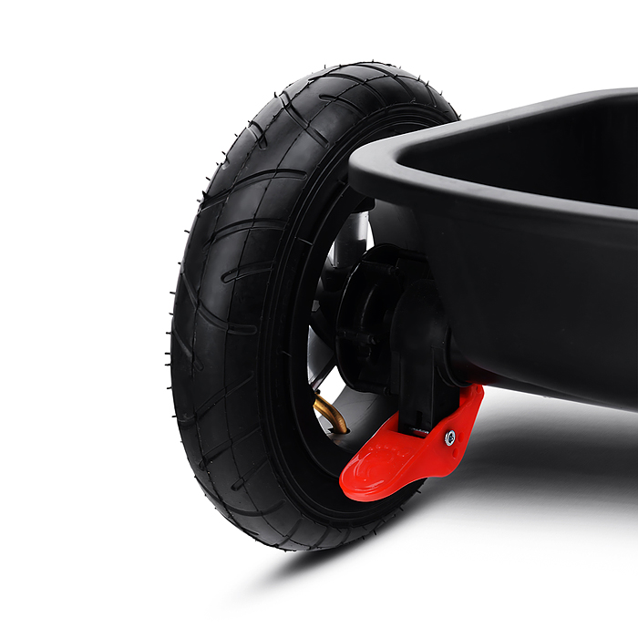 Велосипед трехколесный Rocket 137-BR, колеса надувные 12"/10", цвет коричневый