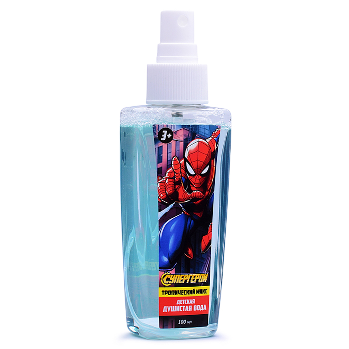 Детская душистая вода "Супергерои" Тропический МИКС 100 мл., Заботливая мама