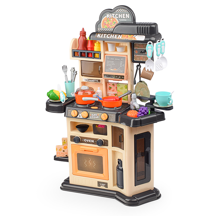 Фото к товару Игровой набор кухня MJL-911 "Мастер шеф" цвет серый, в коробке Игровой набор кухня MJL-911 "Мастер шеф" цвет серый, в коробке