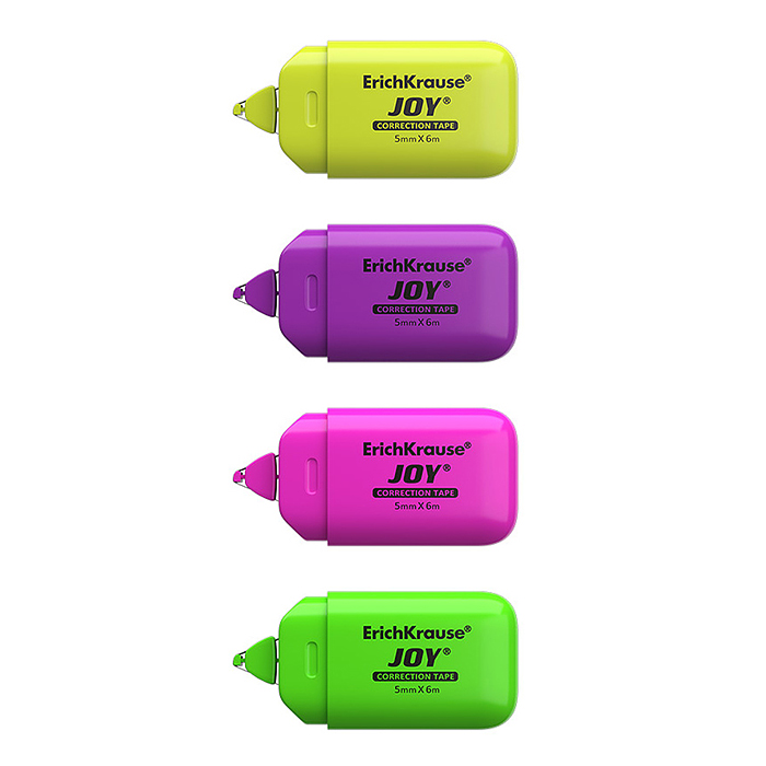 Корректирующая лента JOY®, 5мм х 6м, ассорти 