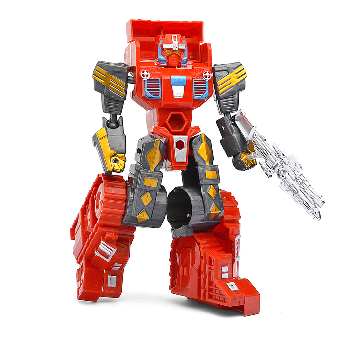 Фото к товару Робот XL91848C "Пожарный джип + кран" в коробке Робот XL91848C "Пожарный джип + кран" в коробке