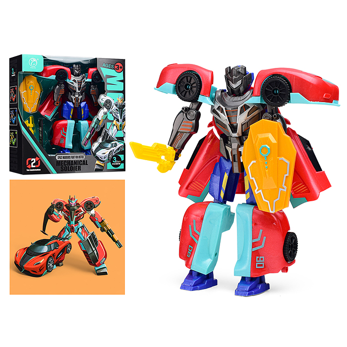 Фото к товару Робот 908-13B трансформирующийся в спорткар, в коробке Робот 908-13B трансформирующийся в спорткар, в коробке