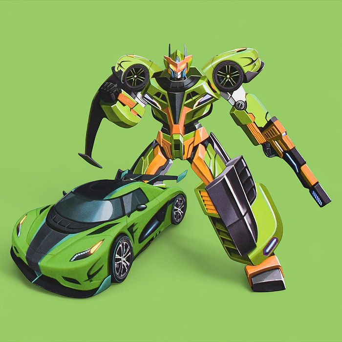 Фото к товару Робот 908-13B трансформирующийся в спорткар, в коробке Робот 908-13B трансформирующийся в спорткар, в коробке