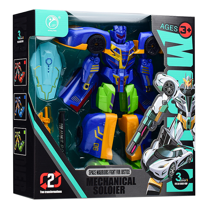 Фото к товару Робот 908-13B трансформирующийся в спорткар, в коробке Робот 908-13B трансформирующийся в спорткар, в коробке