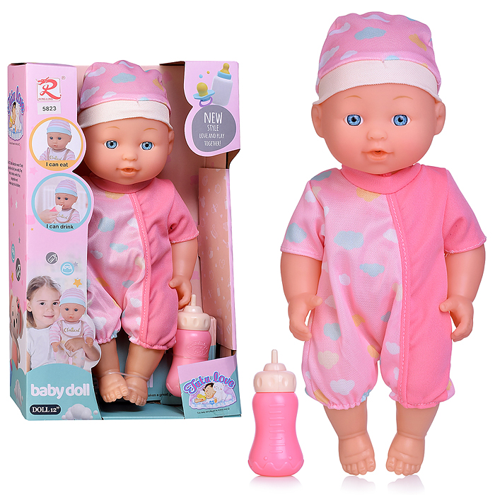 Пупс 5823 "Альбина" с аксессуарами, в коробке