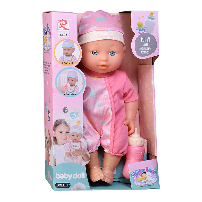 Пупс 5823 "Альбина" с аксессуарами, в коробке