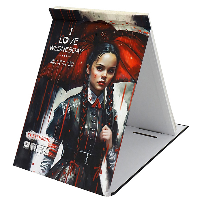 Скетчбук А4, 24л. "Wednesday image" мольберт