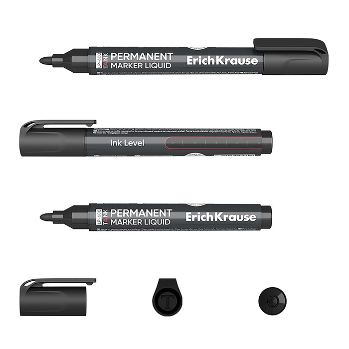 Перманентный маркер с жидкими чернилами LP-600 Tank Liquid, цвет чернил черный 