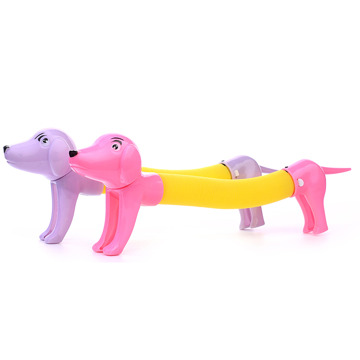 Игрушка-антистресс 00-2119 "Такса" свет (32 см.) в пакете 