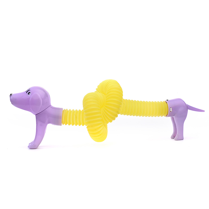 Игрушка-антистресс 00-2119 "Такса" свет (32 см.) в пакете 