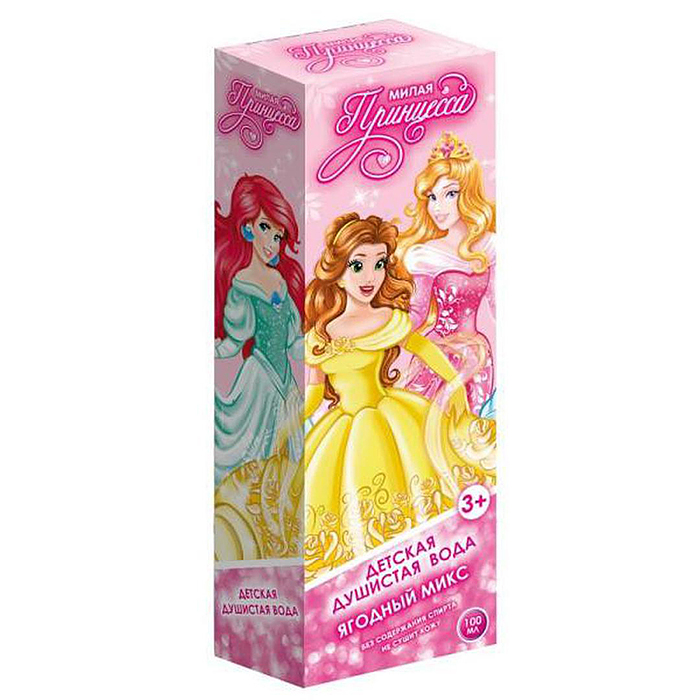 Фото к товару Детская душистая вода "Милая принцесса" Ягодный МИКС 100 мл. Заботливая мама Детская душистая вода "Милая принцесса" Ягодный МИКС 100 мл. Заботливая мама