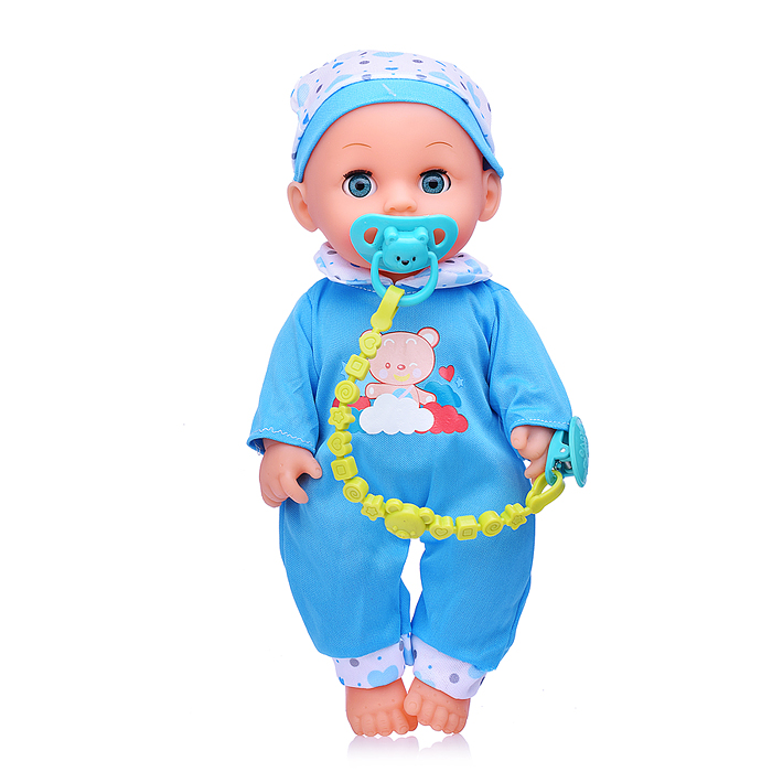 Фото к товару Пупс 9562 с аксессуарами "Максимка" со звуком, пьёт, писает, в коробке Пупс 9562 с аксессуарами "Максимка" со звуком, пьёт, писает, в коробке