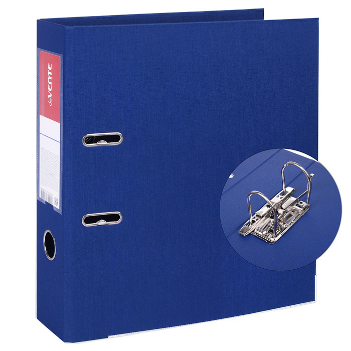 Папка с арочным механизмом A4 75 мм PP двусторонний собранная, металлическая окантовка, 