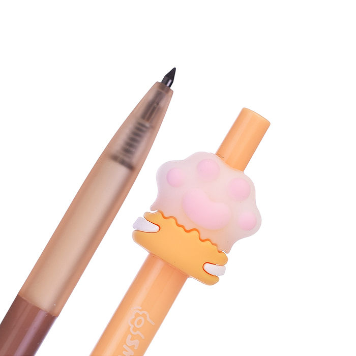 Карандаш вечный автоматический подарочный "Cat Paw" с декоративным элементом, d=2 мм