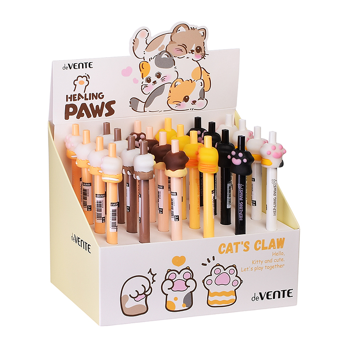 Карандаш вечный автоматический подарочный "Cat Paw" с декоративным элементом, d=2 мм