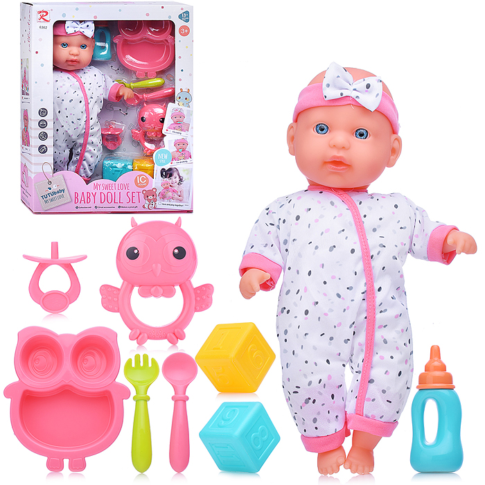 Пупс 6362 "Сюзанна" с аксессуарами, в коробке