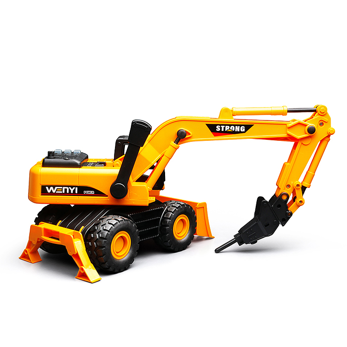 Экскаватор WY1139ABC "Многофункциональный" 1:14 (свет, звук) в коробке