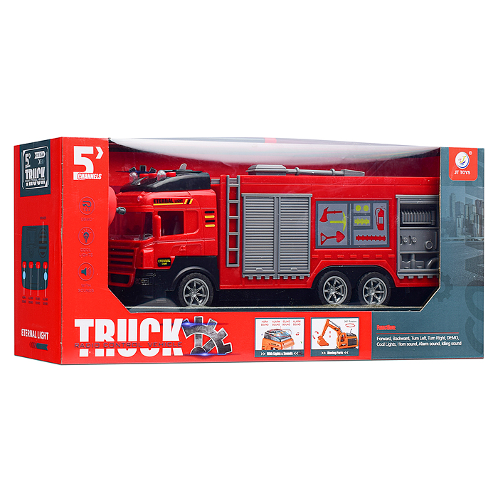 Машина JT657 "Пожарная служба" р/у, 27 MHz, в коробке