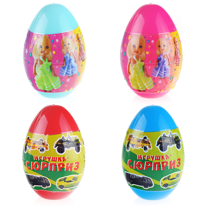 Игрушка сюрприз в яйце, в ассортименте
