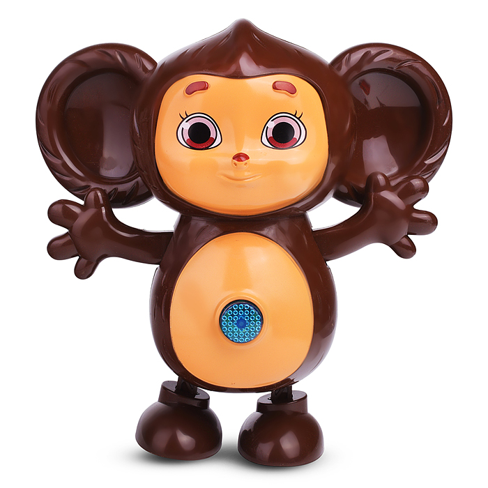 Сказочник танцующий 10+ песен, фраз и мелодий Чебурашка в коробке