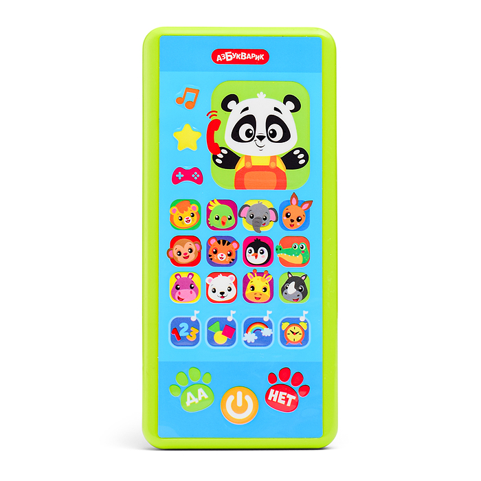 Фото к товару Панда и её друзья (Игровой смартфончик) Панда и её друзья (Игровой смартфончик)