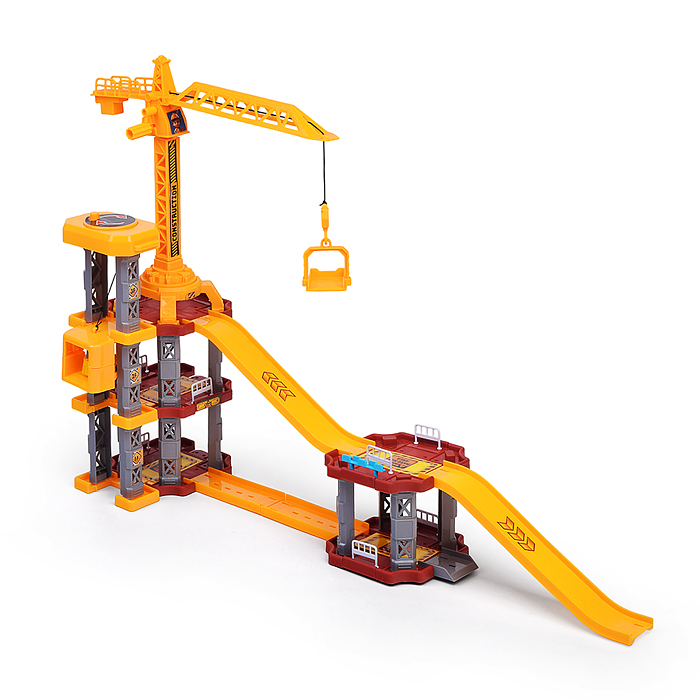 Парковка MH2111 "Приключения на стройке" (125 предметов) в коробке