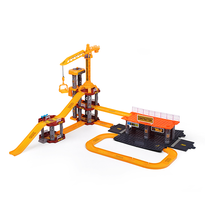 Парковка MH2111 "Приключения на стройке" (125 предметов) в коробке