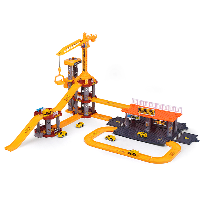 Парковка MH2111 "Приключения на стройке" (125 предметов) в коробке