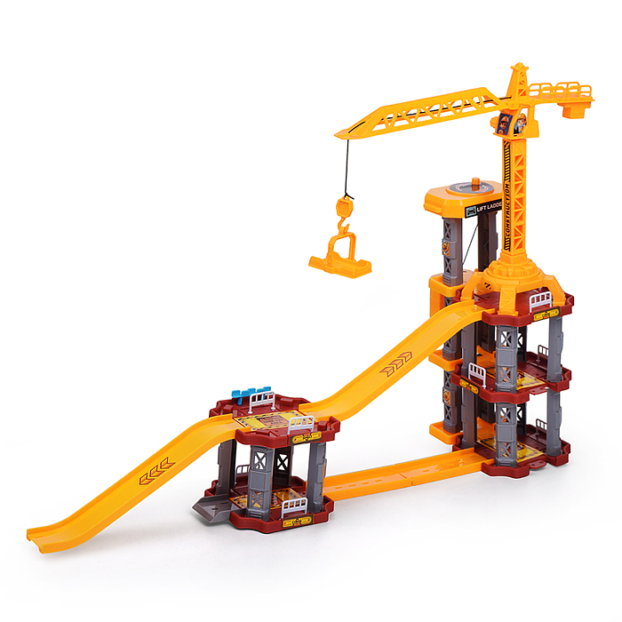 Парковка MH2111 "Приключения на стройке" (125 предметов) в коробке