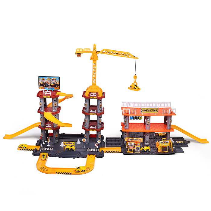 Фото к товару Парковка MH2113 "Приключения на стройке" (142 предметов) в коробке Парковка MH2113 "Приключения на стройке" (142 предметов) в коробке