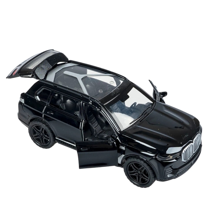 Машина метал. инерционная, М1:36, 3 открыв. двери "Парк Техники" джип черный